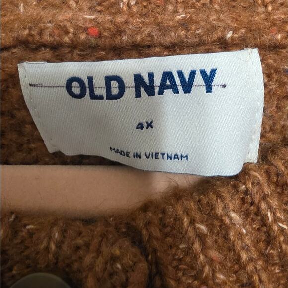 Old Navy Cable Knit Button Front Cardigan size 4X EUC - Picture 5 of 5